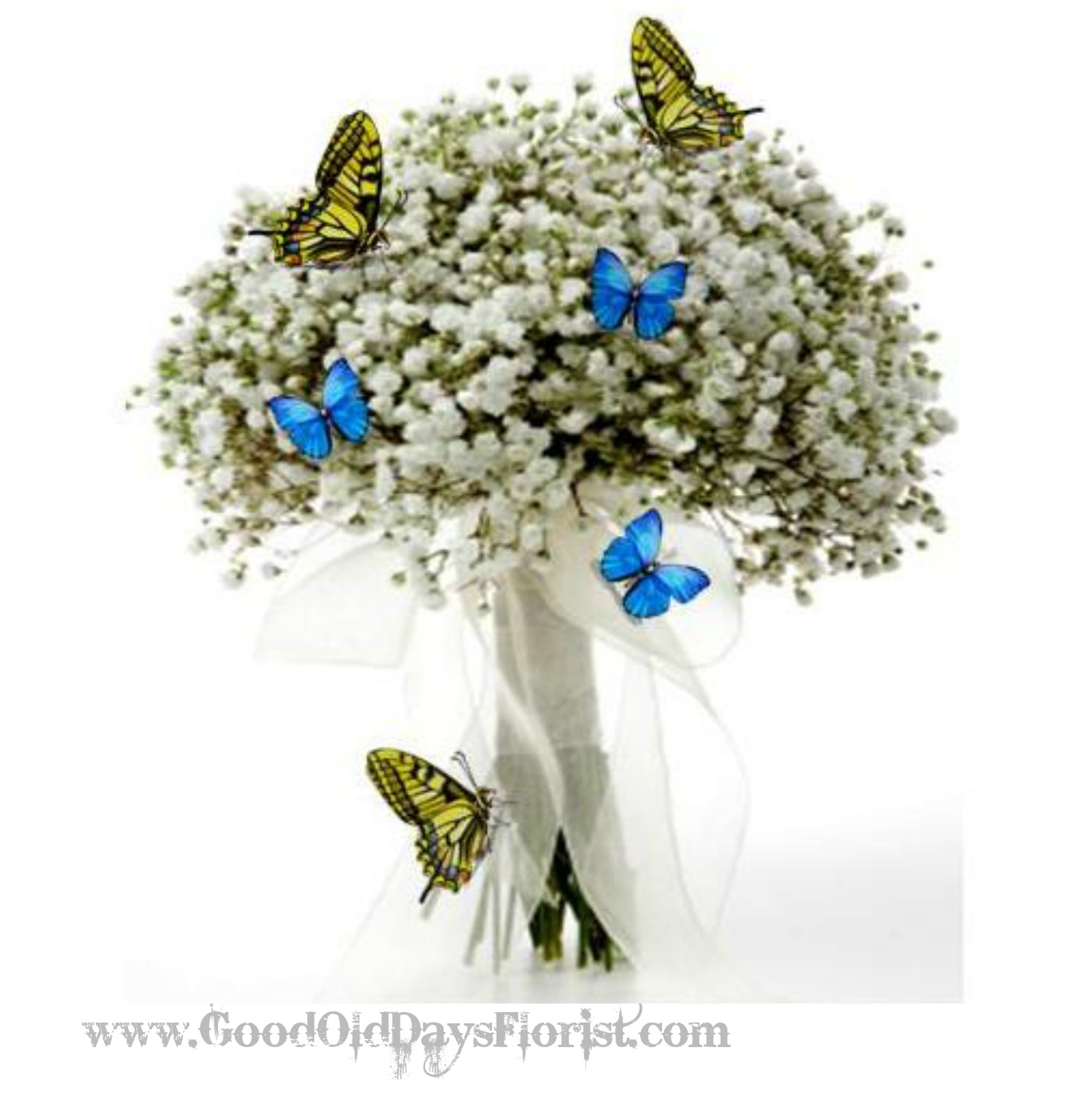 Flower Bouquet Butterfly -  Flowers - Proms & Weddings